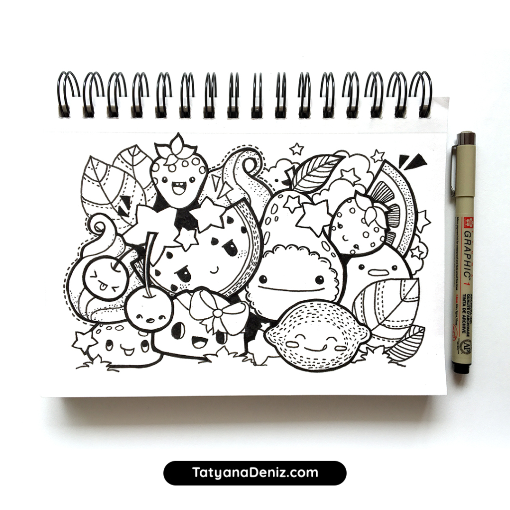 Learn to draw kawaii in 6 months - Drawing Challenge