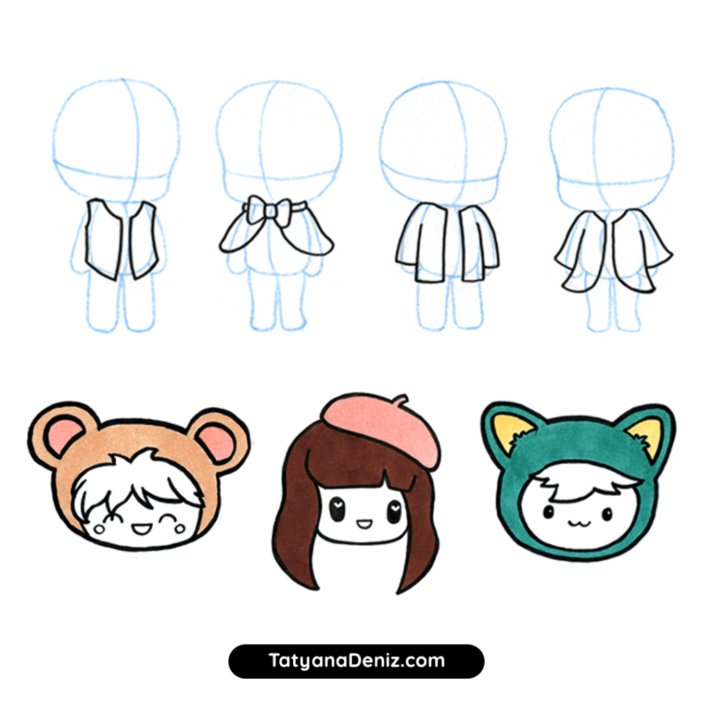 How to draw - Clothes for Kawaii