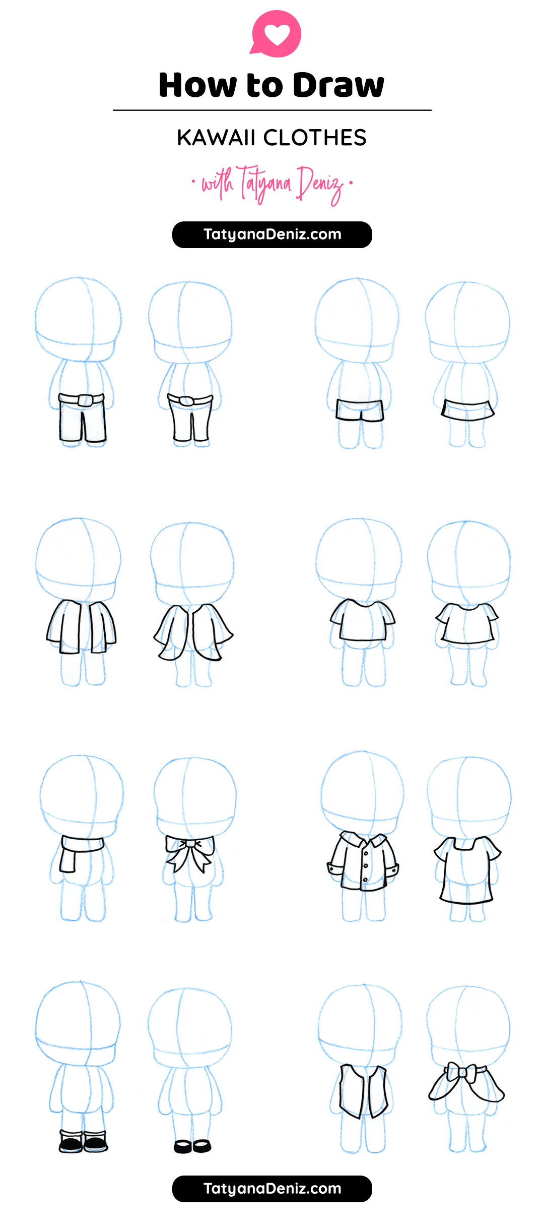 how to draw clothes for girls