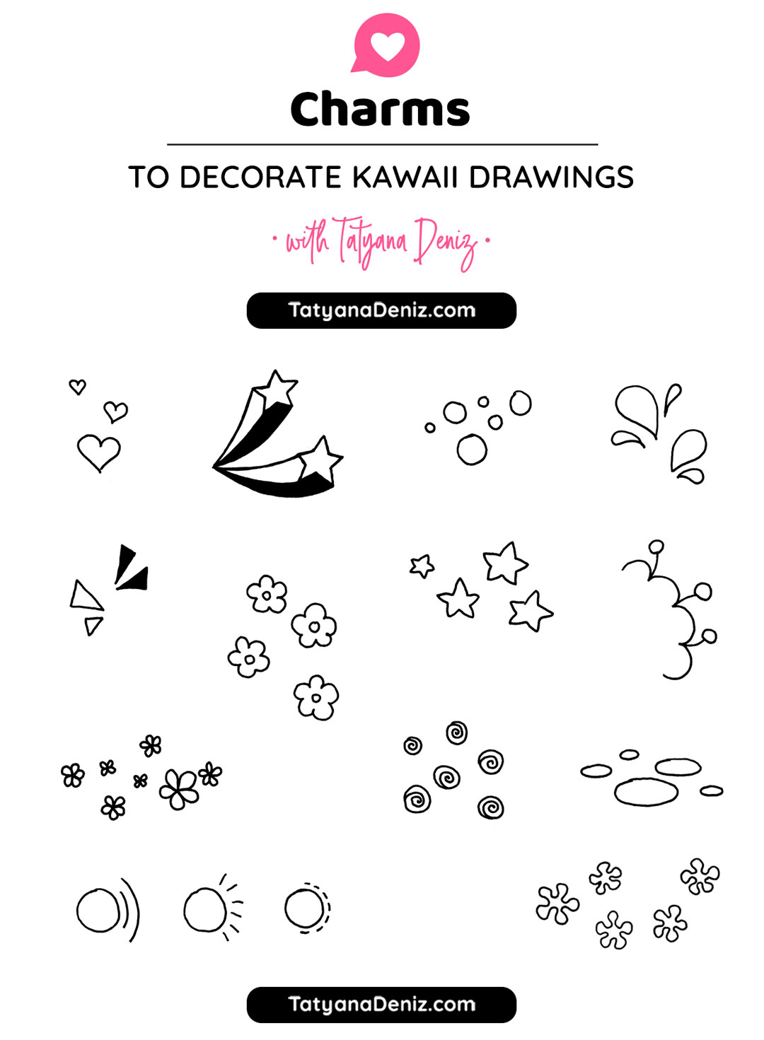 How to decorate Kawaii drawings