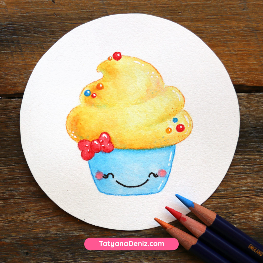 Kawaii cupcake tutorial