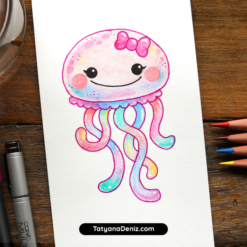 Kawaii jellyfish tutorial