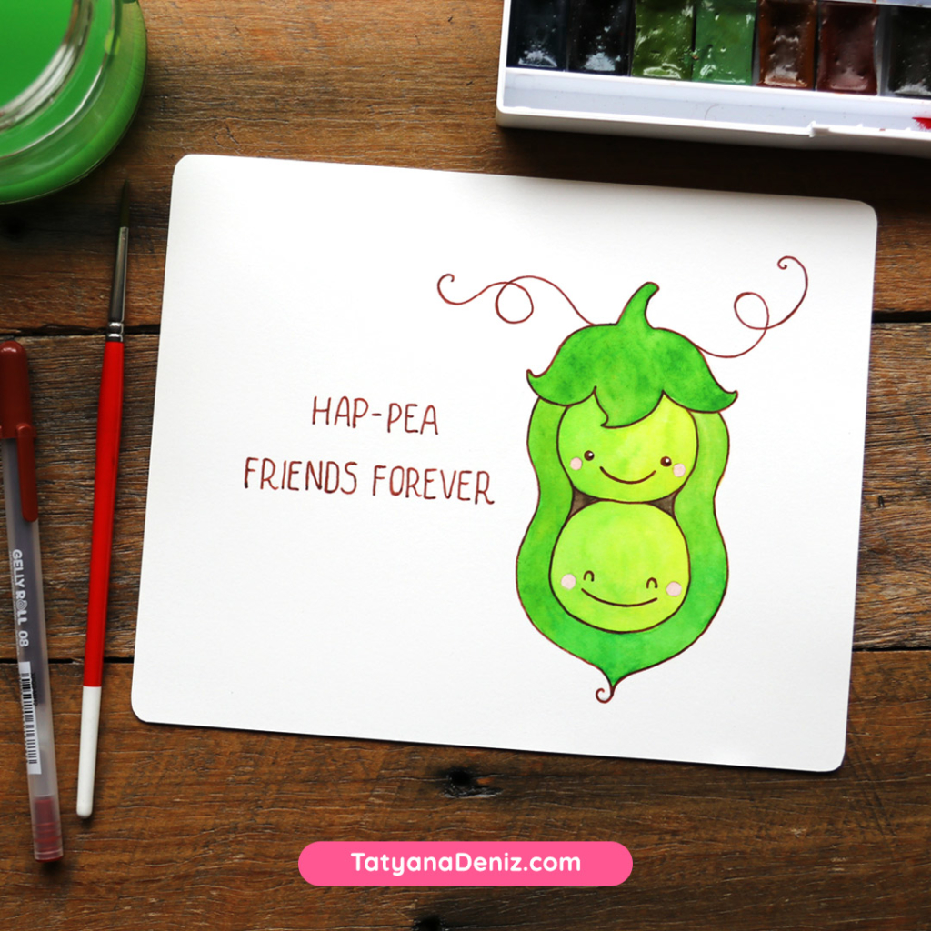 Kawaii Sweet Peas Tutorial