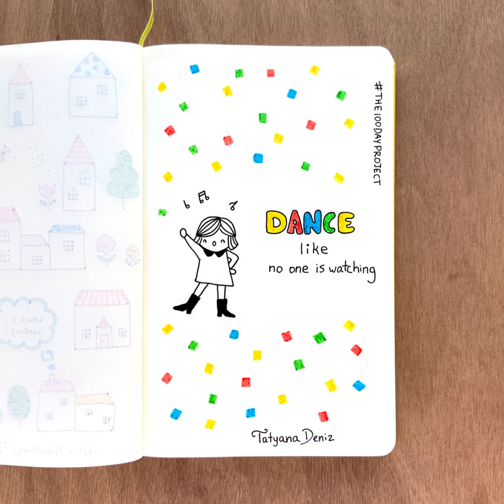 The 100 Day Project 2019 Kawaii Doodles by Tatyana Deniz