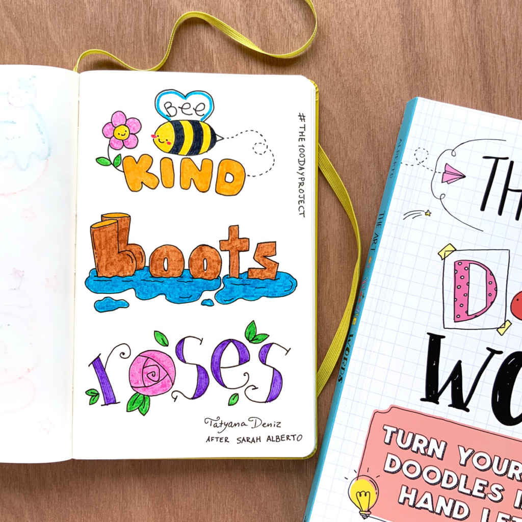 The 100 Day Project 2019 Kawaii Doodles by Tatyana Deniz