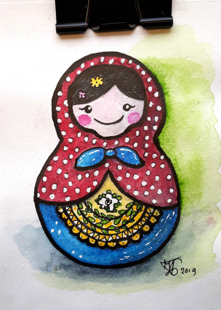 Adorable Matryoshka Doll Design