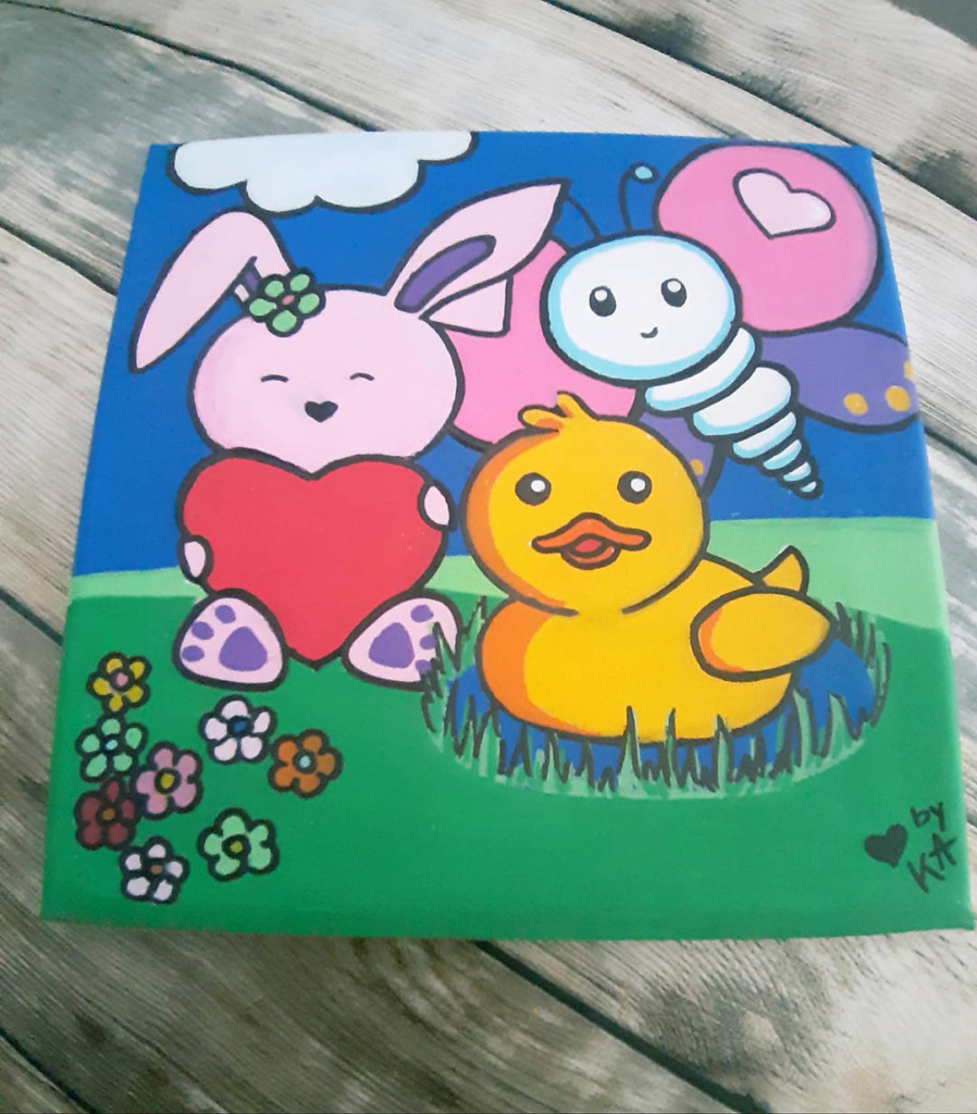 Lovely Bunny with Heart