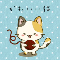 Kawaii cat by Yumirin Arts
