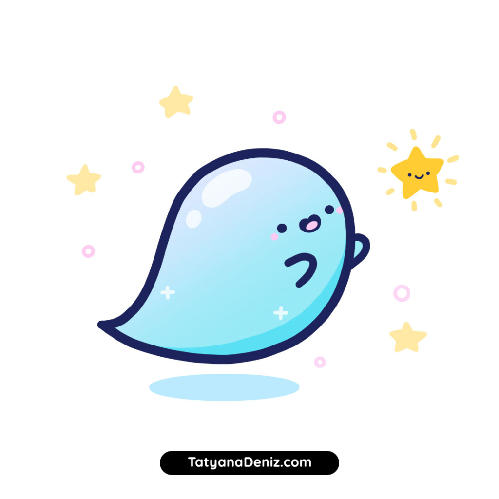 Kawaii ghost tutorial