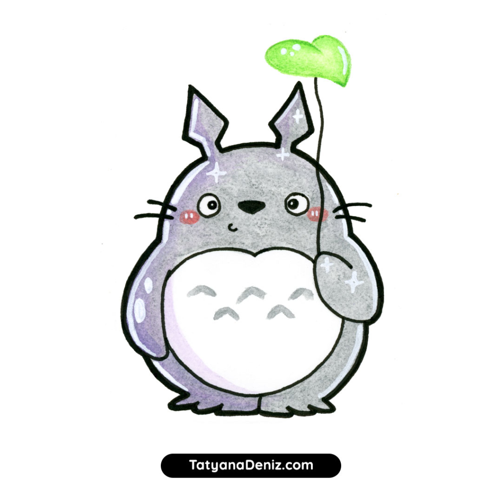 Kawaii totoro tutorial