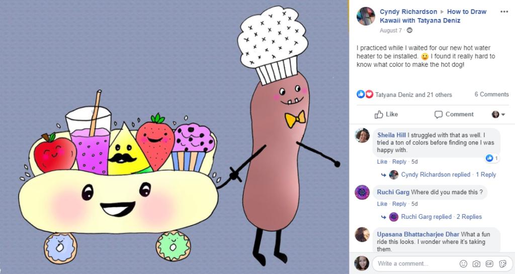 Student Gallery Cute Kawaii Hotdog