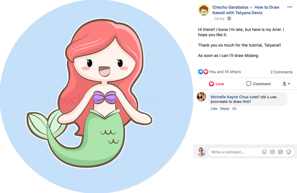 Little mermaid Ariel digital art