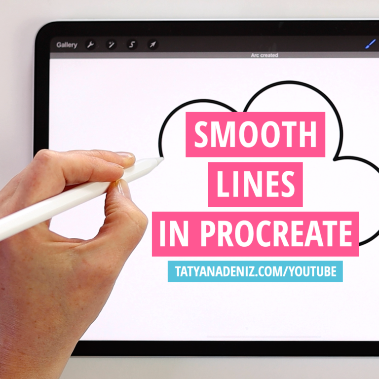 Smooth Lines Example Learn how to draw smooth lines in Procreate with 2 Easy Techniques