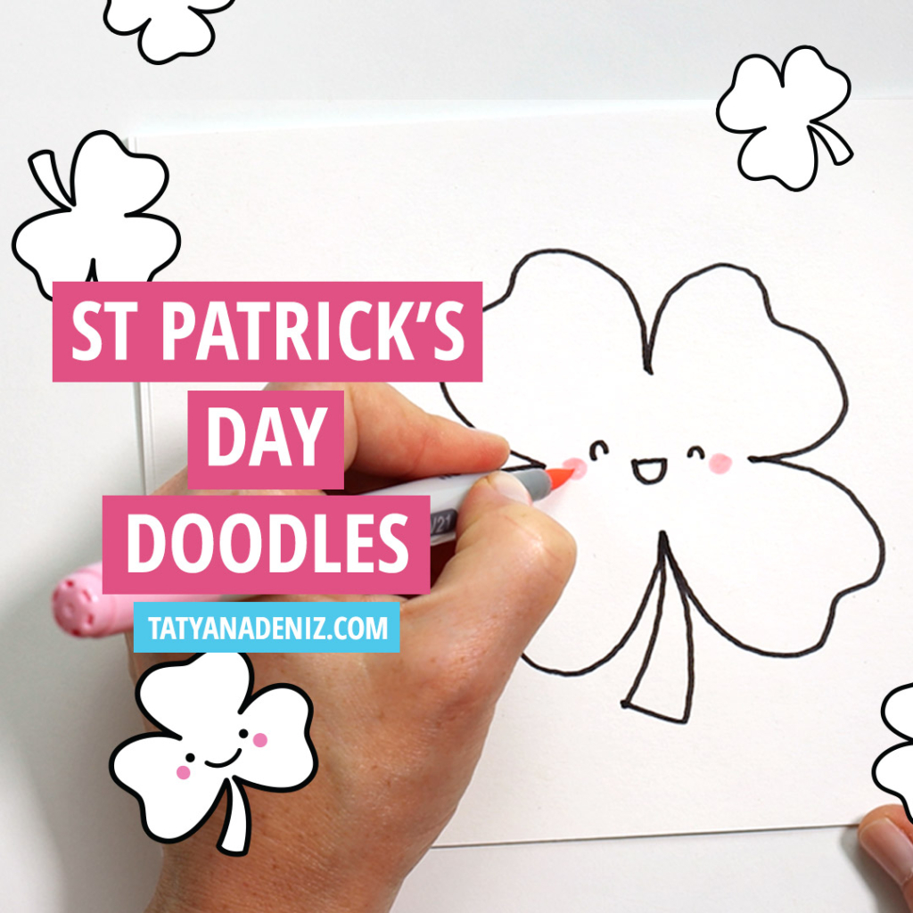 How to draw easy St Patrick's Day doodles